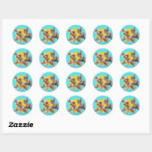 Gracie & Pedro Unleashed Ronde Sticker (Vel)