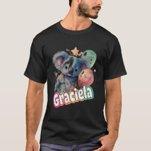 Graciela - Schattige meisjesnaam met Schattigee ko T-shirt