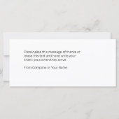 Gracieuse Business Customer Merci Cartes (Dos)