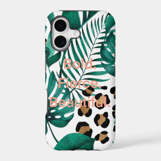 Gracieux. Féroce. Magnifique. Coque de iPhone Case