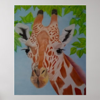 Gracieuze Giraffe Poster