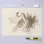 gracieuze zwaan op water tissuepapier (Craft)