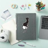 Gracious Evil Black Cat Sticker (iPad Cover)