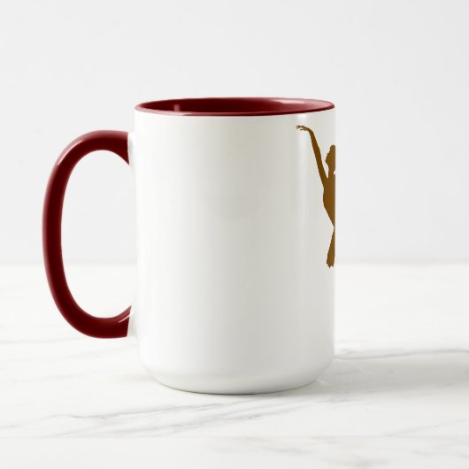 Gracity Ballerina Coffee Mug (Gauche)