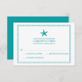 Gracity Starfish | Mariage RSVP (Devant / Derrière)