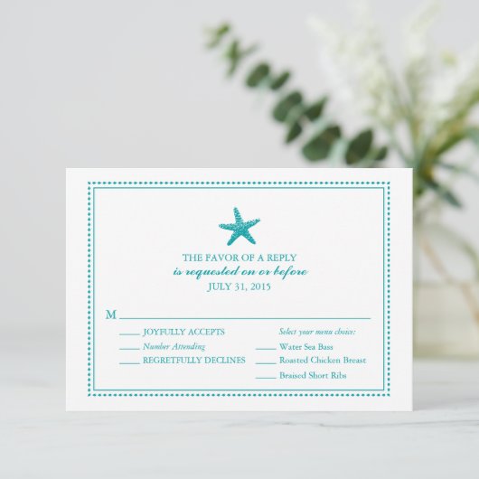 Gracity Starfish | Mariage RSVP (Debout devant)
