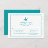 Gracity Starfish | Mariage RSVP (Devant / Derrière)