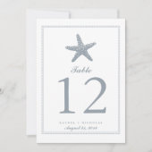 Gracity Starfish | Numéro de table (Devant)