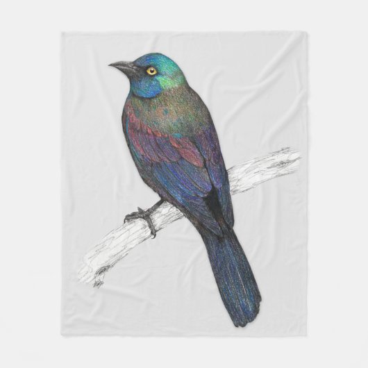 Grackle Fleece Deken (Voorkant)
