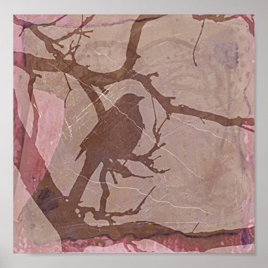 Grackle Grunge 2 Poster (Voorkant)
