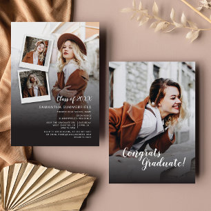 Grad 2026 Multi Foto Script Afstudeerfeest Kaart
