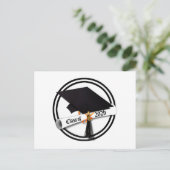 Grad Cap Class of 2026 Graduation Briefkaart (Staand voorkant)