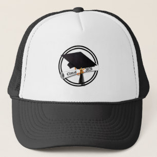 Grad Cap Diploma Klas van 2026 Afstuderen Trucker Pet