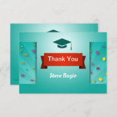 Grad Carte de remerciements (Devant / Derrière)