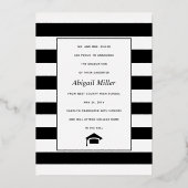 GRAD Class of 2025 photo graduation faire-part (Verso)