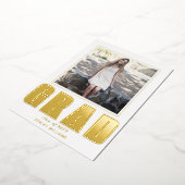 GRAD Classe de 2025 graduation blanc faire-part (Rotation)