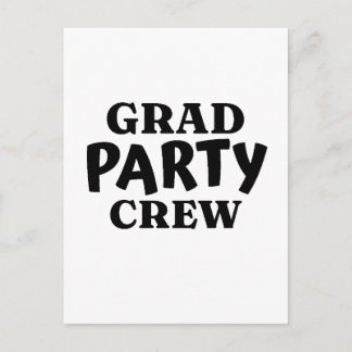 Grad Feest Crew Briefkaart