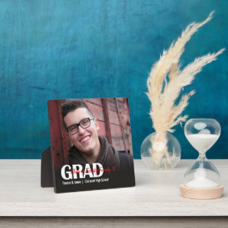 GRAD-foto met kleurscript Jaar vierkante tafelhoud Fotoplaat