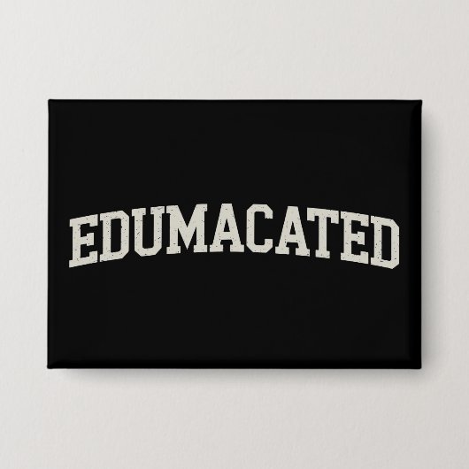 Grad Geschenk Universiteit Afstuderen Sarcasme Opg Button (Voorkant)