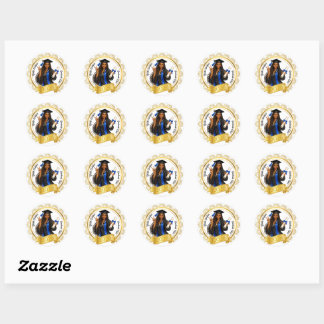 Grad Gold  Ronde Sticker