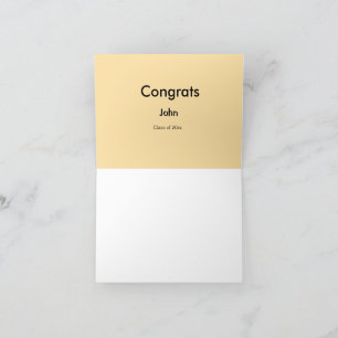 grad jongen voeg naam felicitaties datum jaar teks bedankkaart