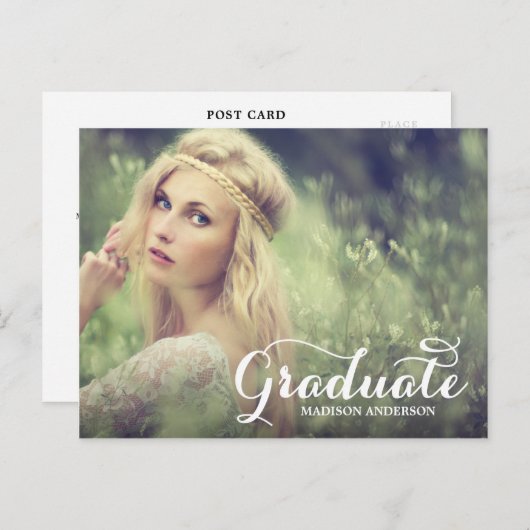 Grad le plus doux | Invitation de carte postale (Devant / Derrière)