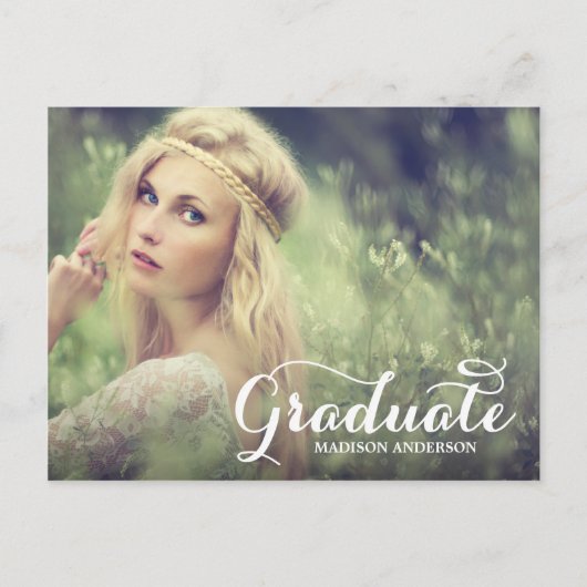 Grad le plus doux | Invitation de carte postale (Devant)