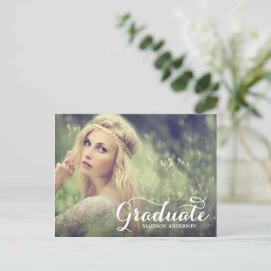 Grad le plus doux | Invitation de carte postale (Debout devant)