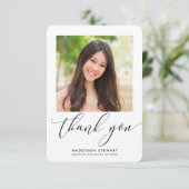 GRAD MERCI photo moderne simple calligraphie (Debout devant)