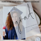 Grad Modern Script Grad Faire-part de graduation