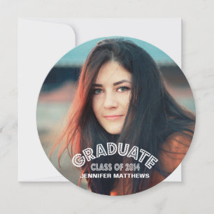 GRAD MODERNE INVITATION DE LA PARTIE DE DIPLÔME