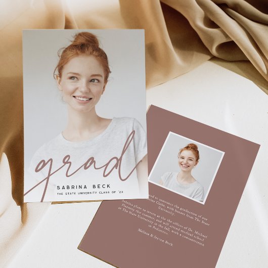 Grad par script | Faire-part d'obtention d'une lic