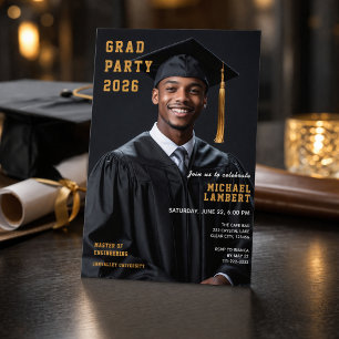 Grad Party 2026 Foto Uitnodiging