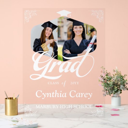 Grad Photo Collage Diplôme (Mariage)