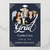 Grad Photo Collage Faire-part (Recto)