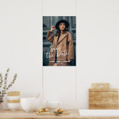 Grad Poster - Custom Name Date Save The Date (Cuisine)