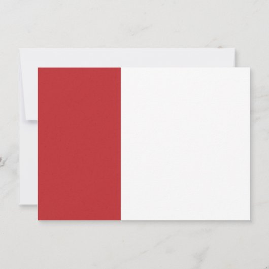 Grad Red White Graduation 2025 Invitation (Dos)