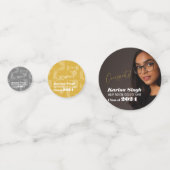 GRAD ! Simple Modern Graduation photo confetti (Devant)