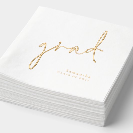 Grad Stylish Nom du script Année (Détail)