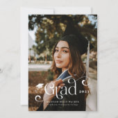 Grad Tourbillonnant superposition Faire-part de gr (Devant)