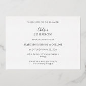 Grad U Multi 6 Photo Foil Faire-part de graduation (Verso)