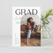 GRAD White Arch Faire-part de diplôme (Debout devant)