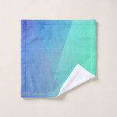 Gradation Blue Aqua & Turquoise (Gant de toilette)