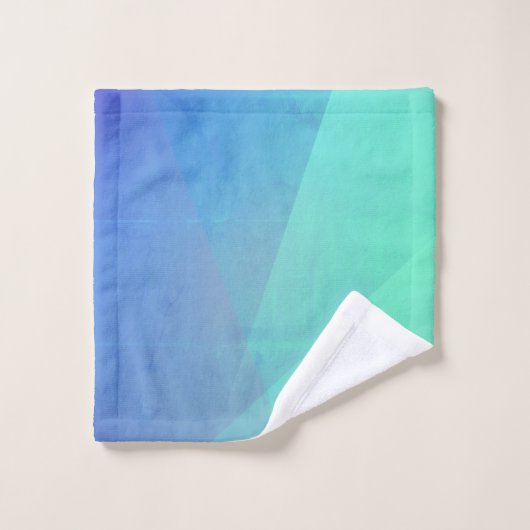 Gradation Blue Aqua & Turquoise (Gant de toilette)