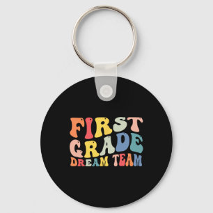 Grade Dream Team Teachers Boys Kinder Retro Terug Sleutelhanger