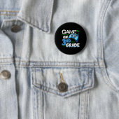 Grade Fun Game op 3rd Grade Gift Ronde Button 5,7 Cm (In situ)