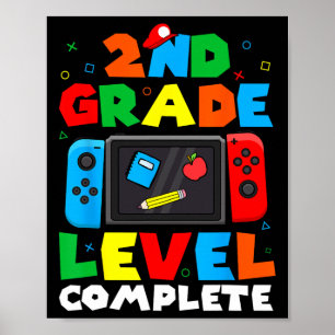 Grade Level Compleet Videospel Laatste Dag van de Poster