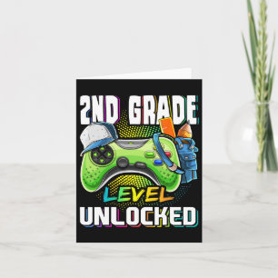 Grade Level Ontgrendeld Videospel Terug naar Schoo Kaart