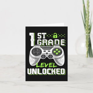 Grade Level Ontgrendelde Gamer Eerste Dag van de S Kaart