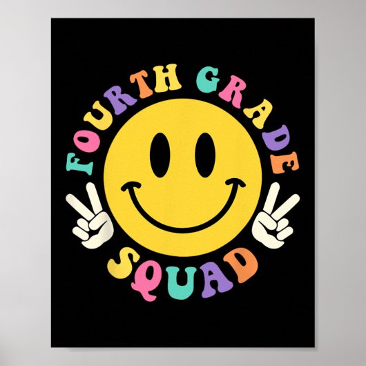 Grade Squad Terug naar school 4e klas Leraar Kinde Poster (Voorkant)
